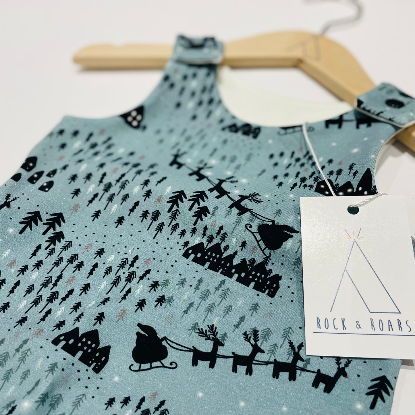 Pre-Made, Sleigh Ride Romper