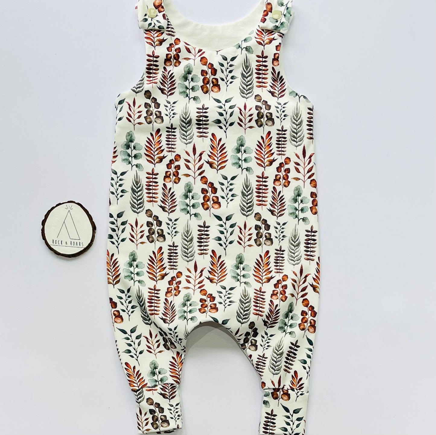 Falling Leaves Full-Length Harem Romper