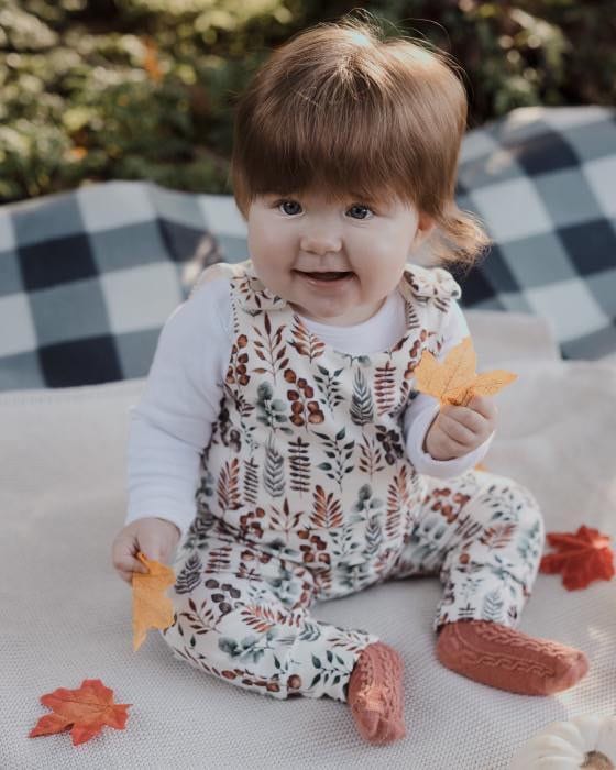 Falling Leaves Full-Length Harem Romper
