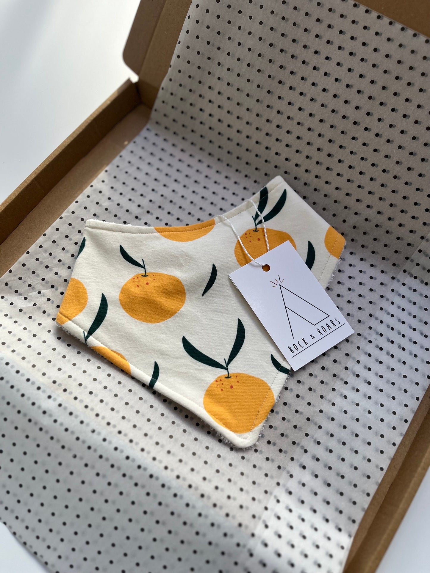 Oranges Bandana Dribble Bib