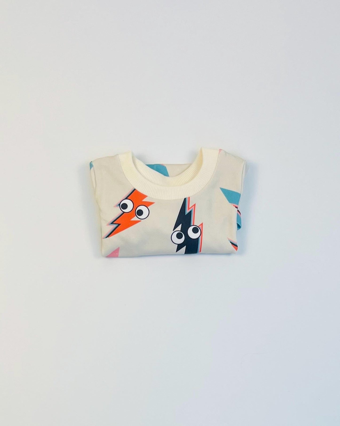 Peek-A-Boo Lightning Bolts Long-Sleeved Top