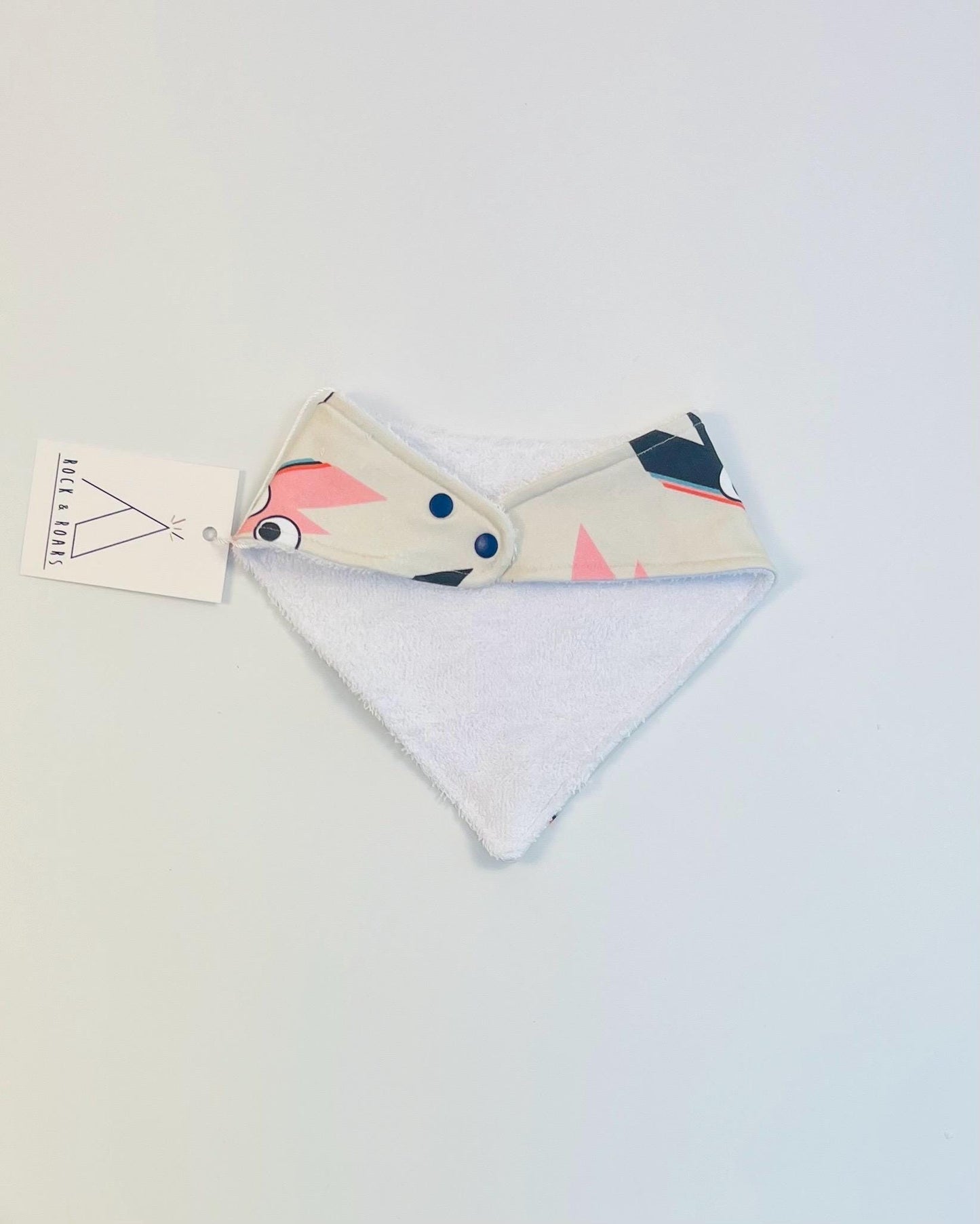 Peek A Boo Lightning Bolts Bandana Dribble Bib