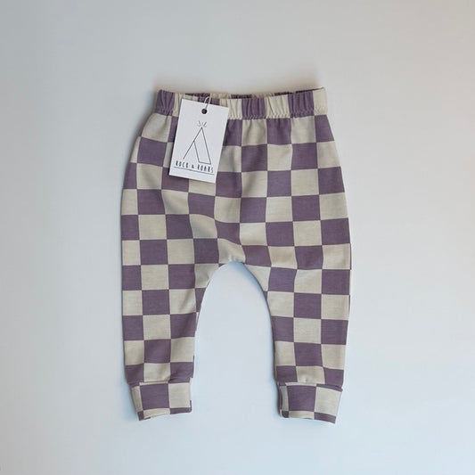 Lilac Checkerboard Leggings