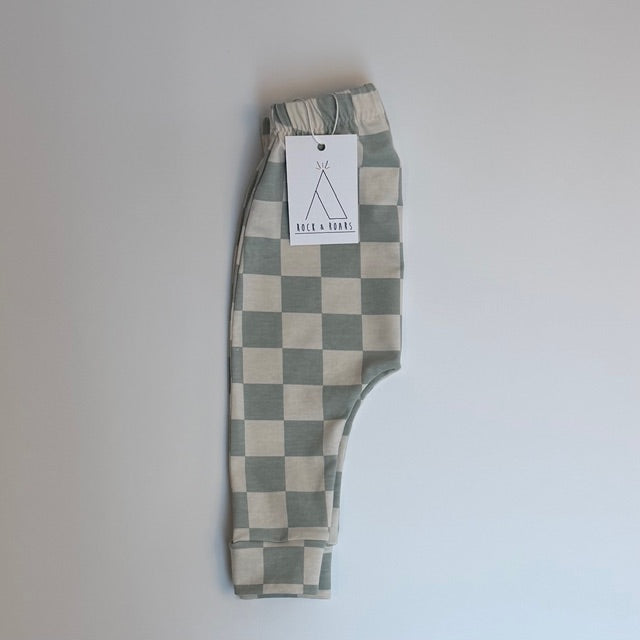 Sage Checkerboard Leggings
