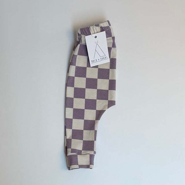 Lilac Checkerboard Leggings