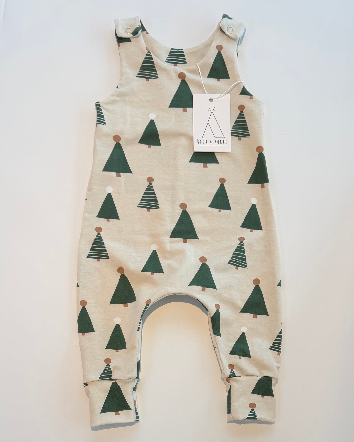 Oh Christmas Tree Full-Length Harem Romper