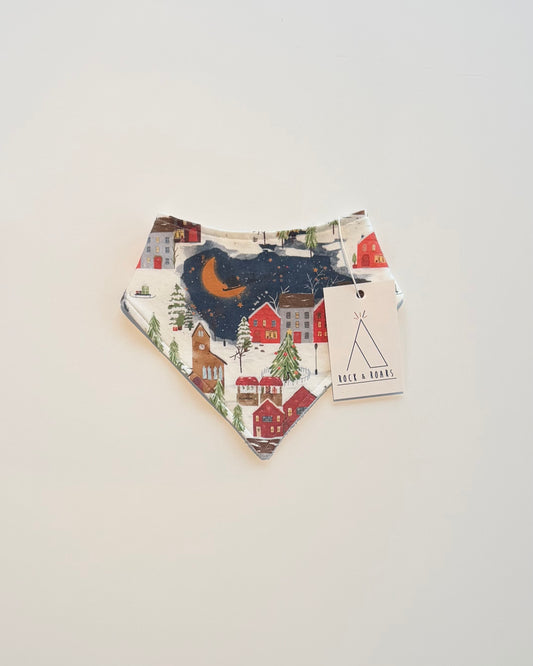 Christmas Starry Nights Bandana Bib