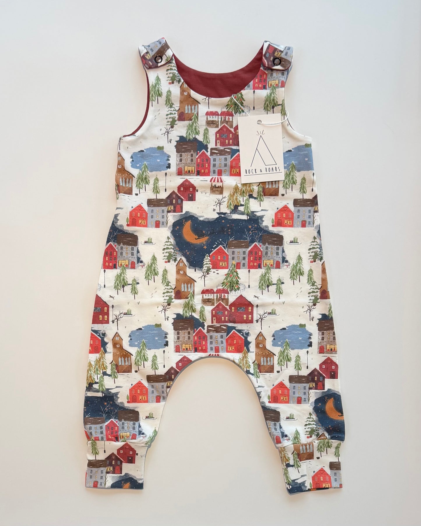Christmas Starry Nights Full-Length Harem Romper
