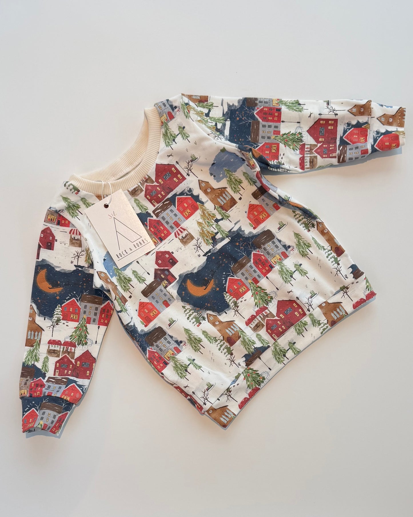 Christmas Starry Nights Long-Sleeved Top