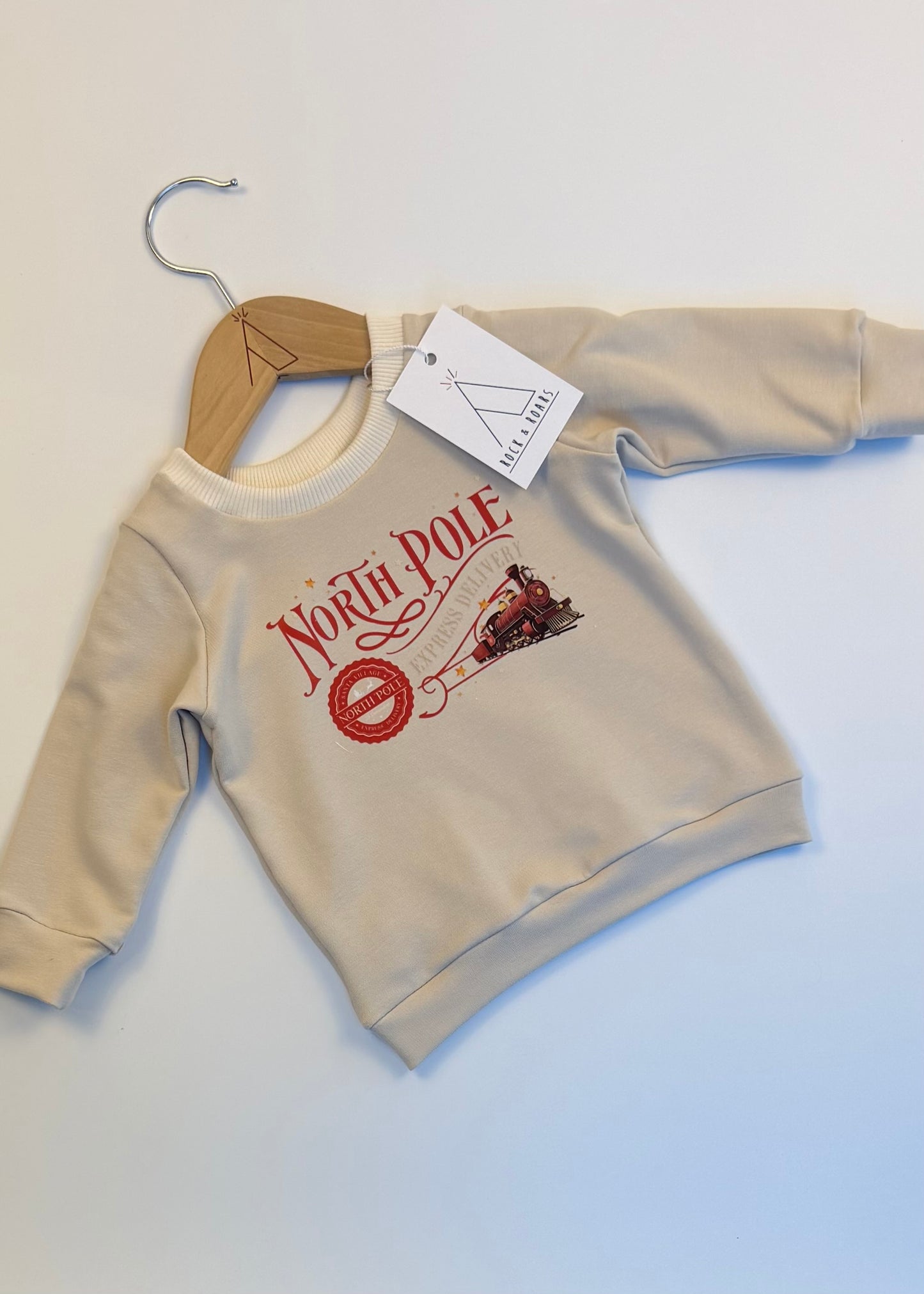 North Pole Sweater (Red print)