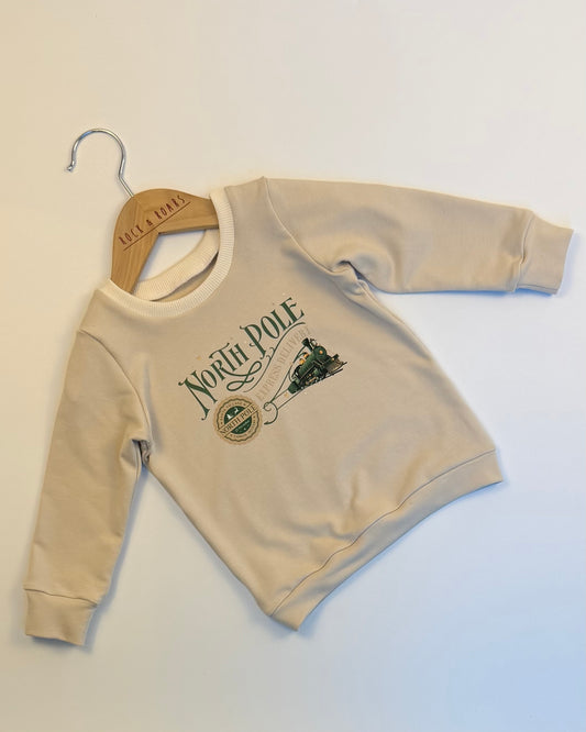 North Pole Sweater (Green print)