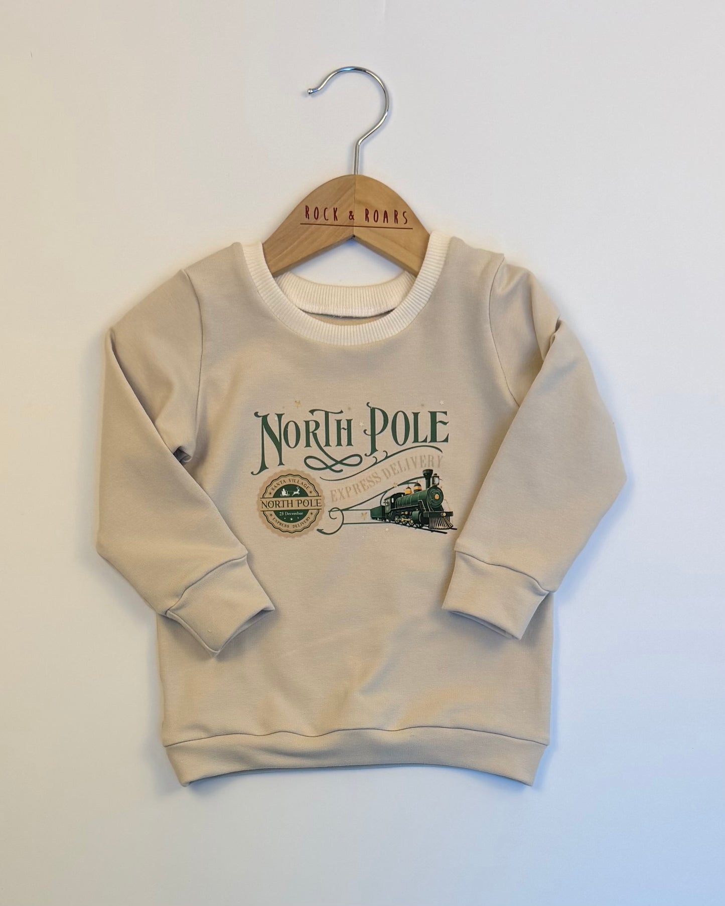North Pole Sweater (Green print)