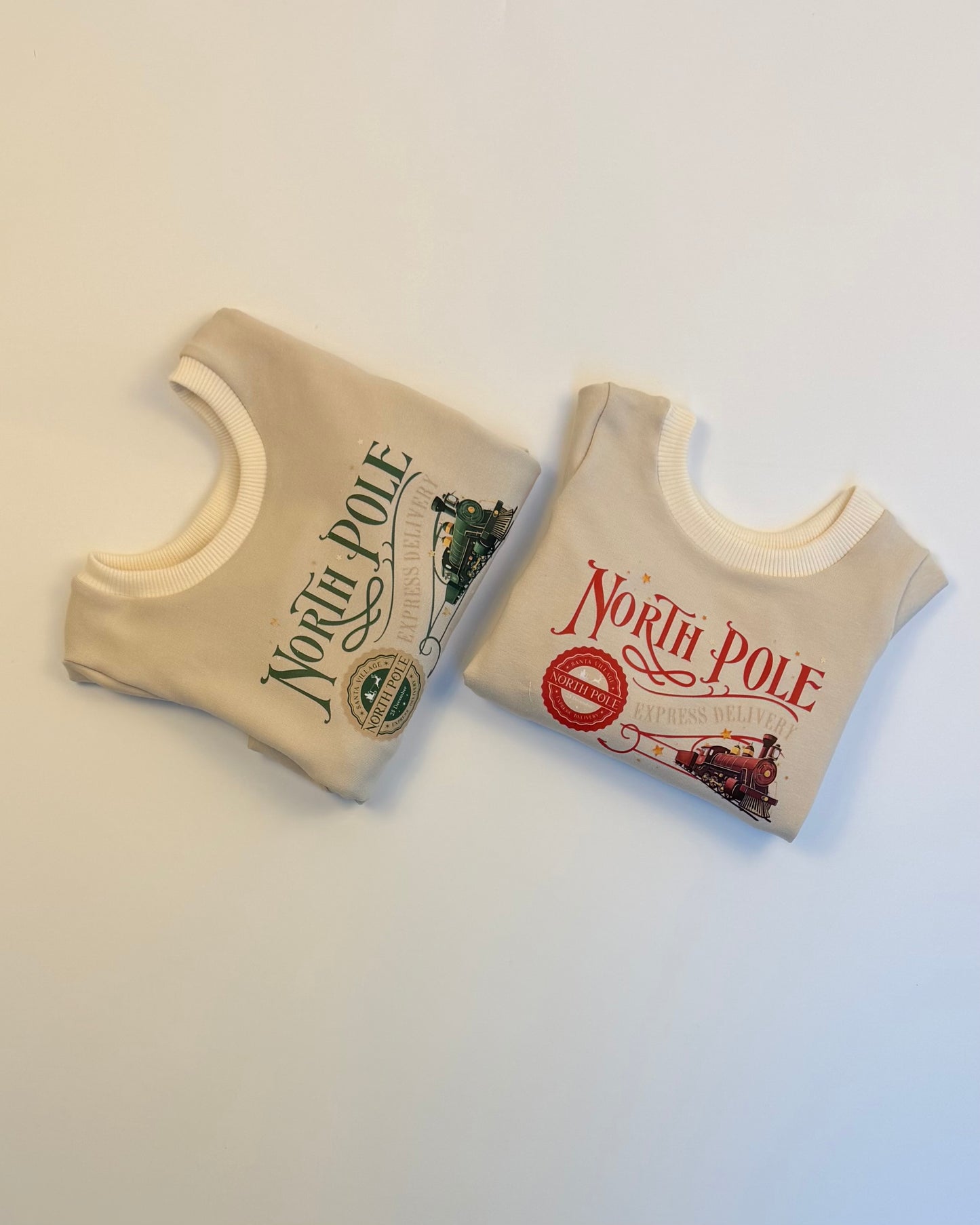North Pole Sweater (Green print)