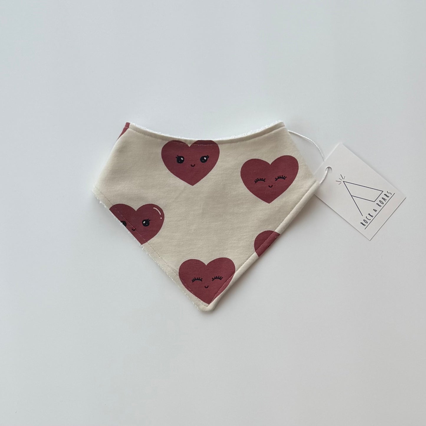 Happy Hearts Bandana Dribble Bib