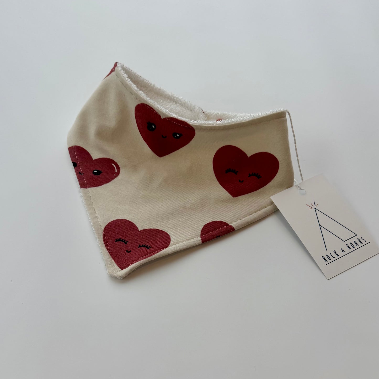 Happy Hearts Bandana Dribble Bib