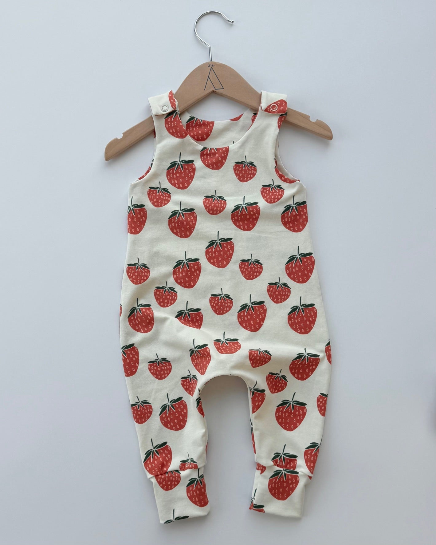 Strawberry Full-Length Harem Romper