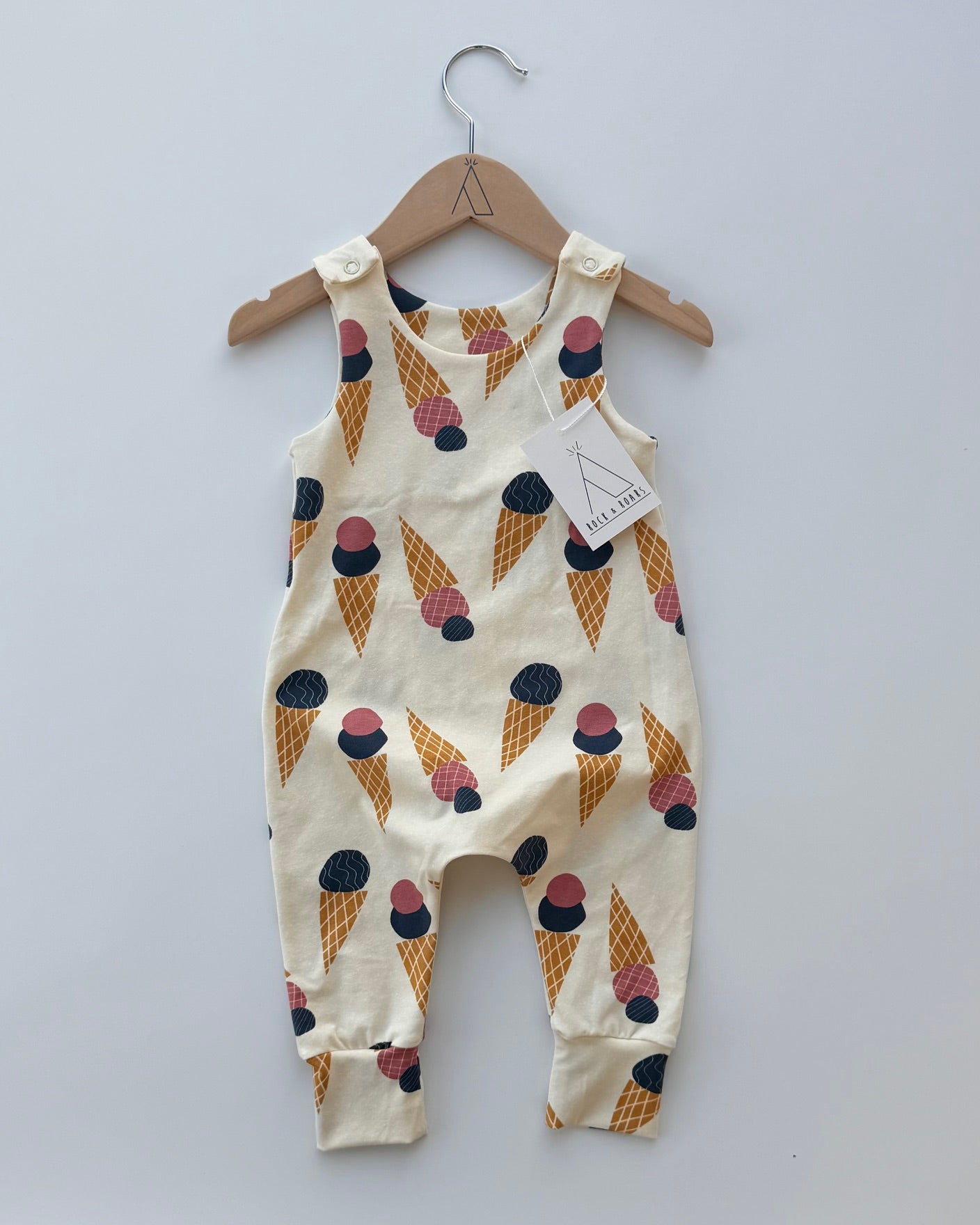 Ice Cream Full-Length Harem Romper