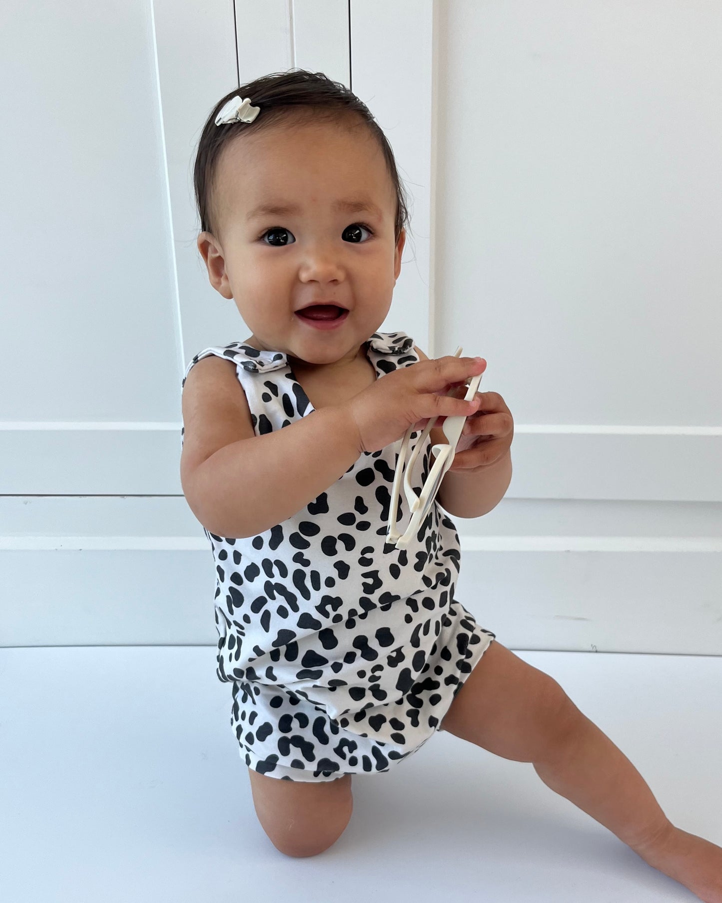 Dalmatian Short Romper