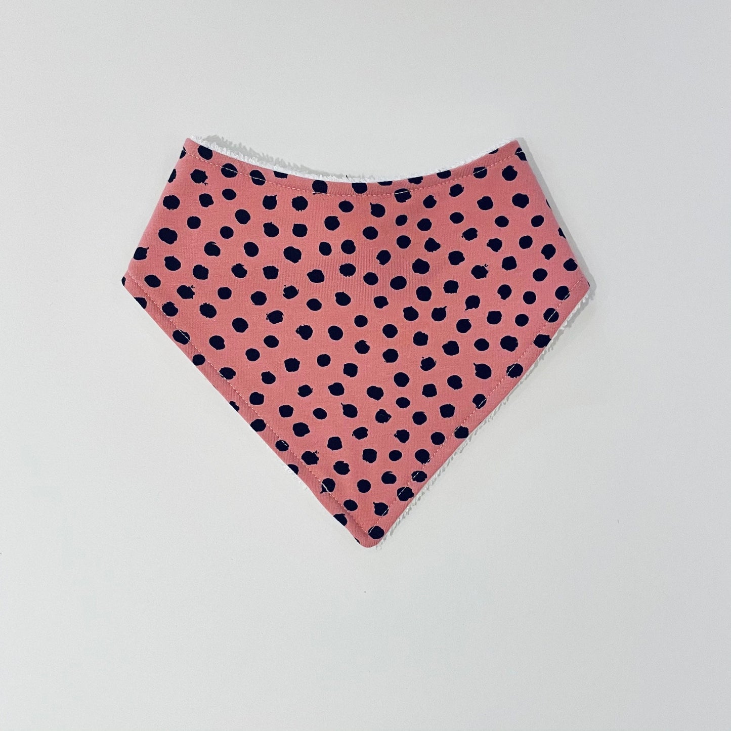 Polkadot Pink Bandana Dribble Bib