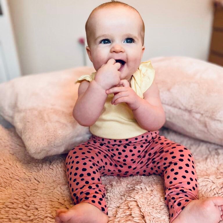Pink Spotty Leggings