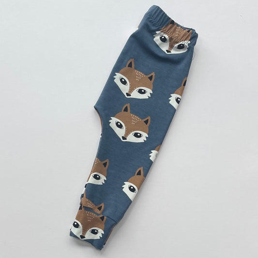 Pre-Made, Fox Leggings, 0 - 3 Months (Immediate Dispatch)