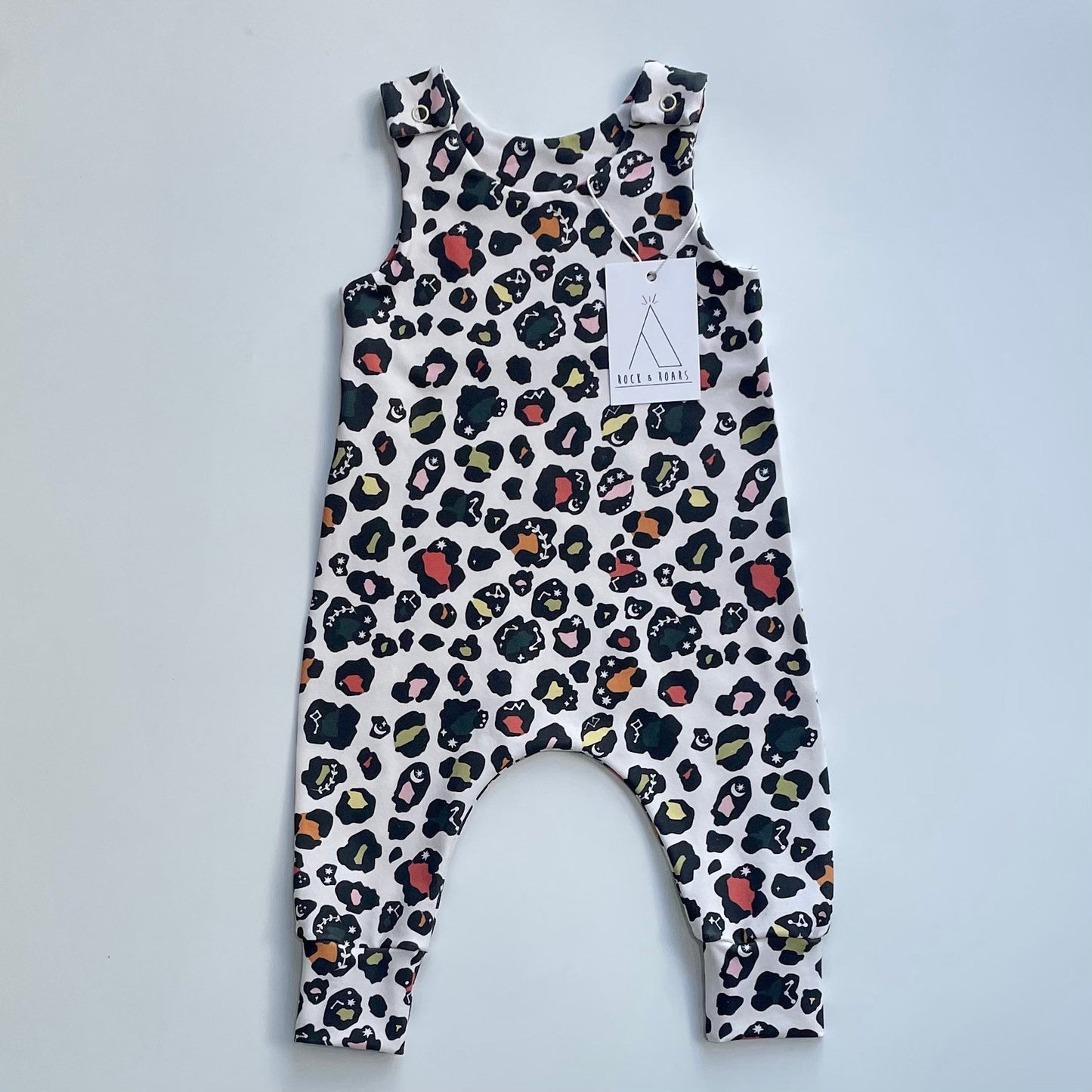 Celestial Leopard Full-Length Harem Romper