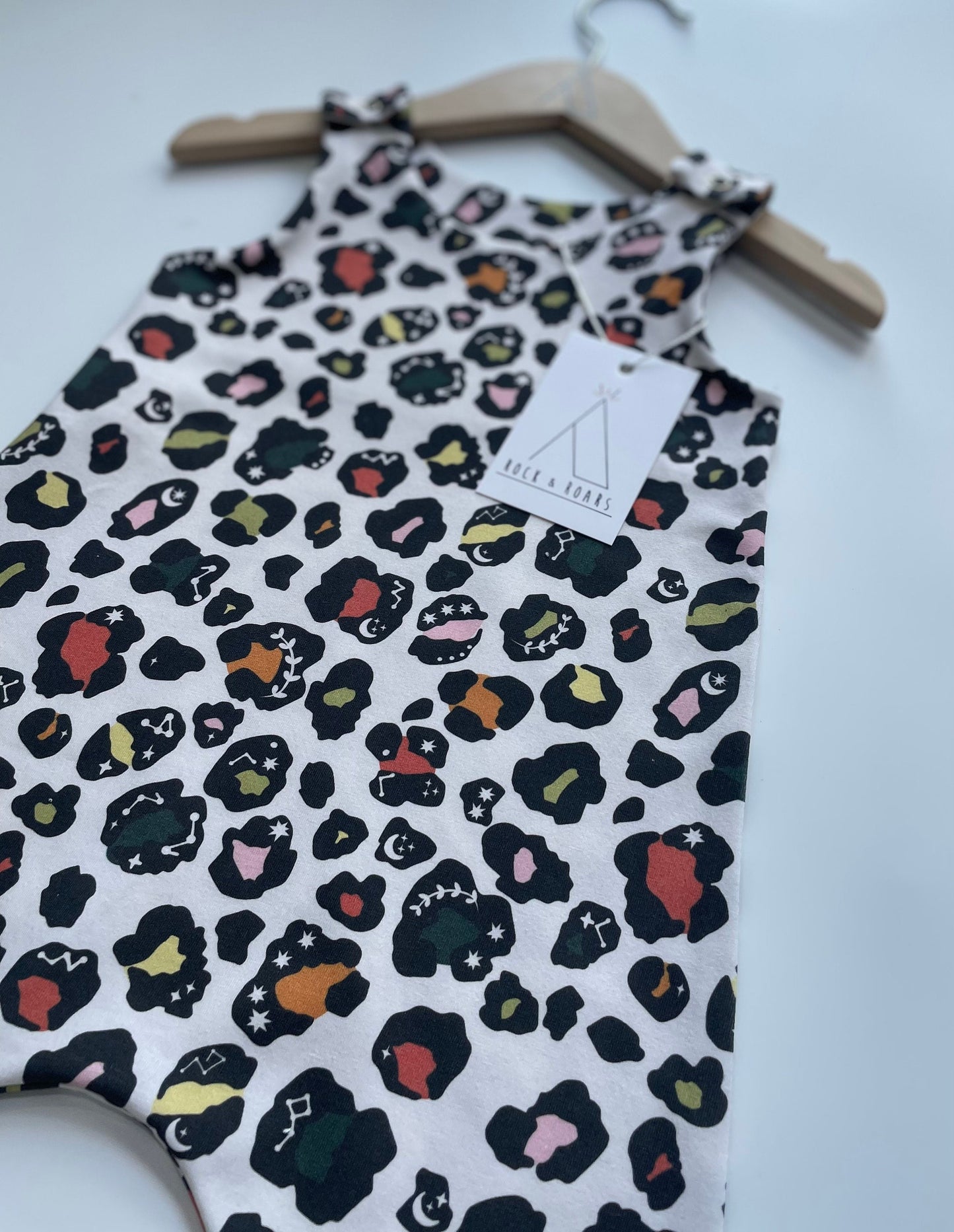 Celestial Leopard Full-Length Harem Romper