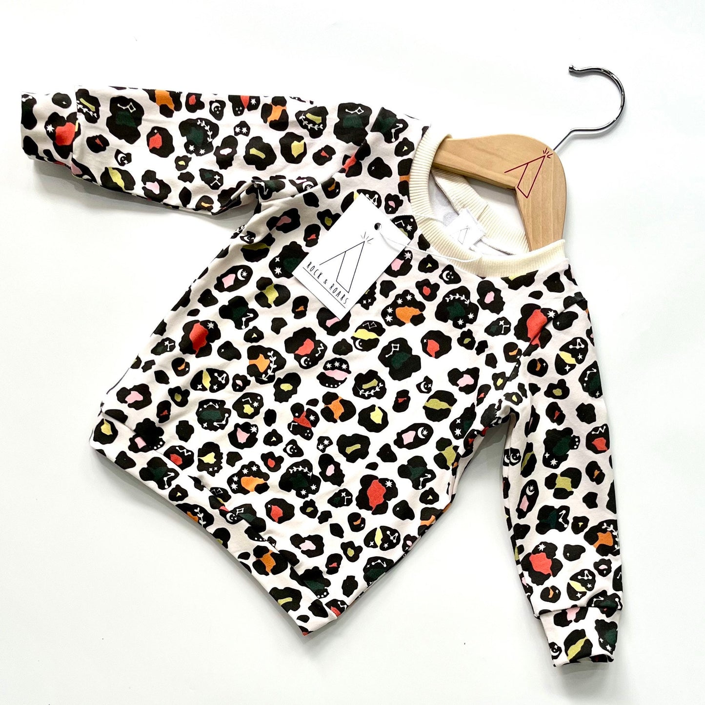 Celestial Leopard Long-Sleeved Top