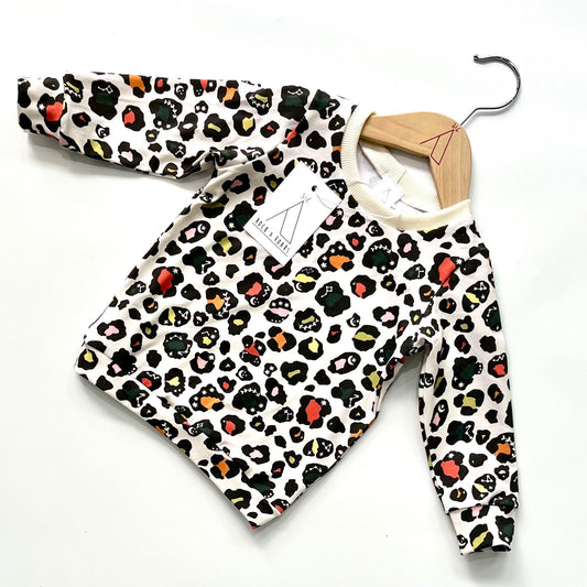 Celestial Leopard Long-Sleeved Top