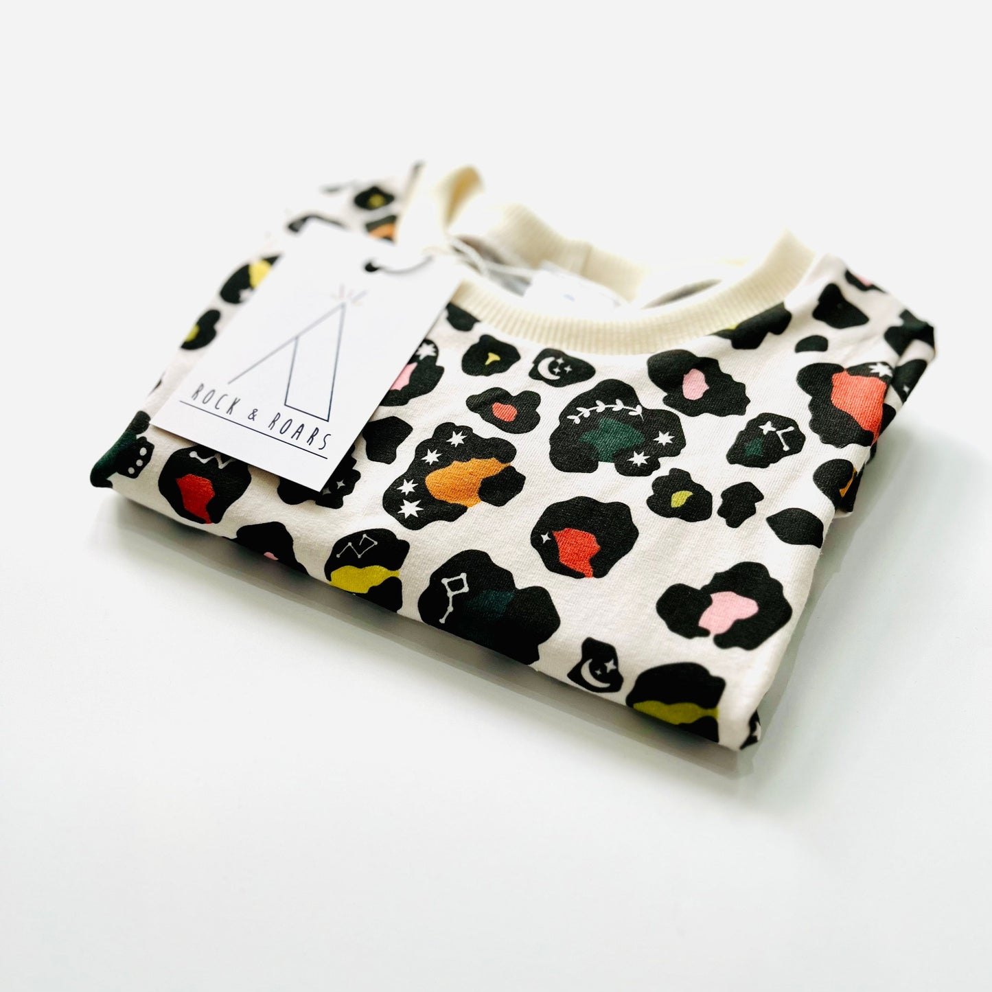 Celestial Leopard Long-Sleeved Top