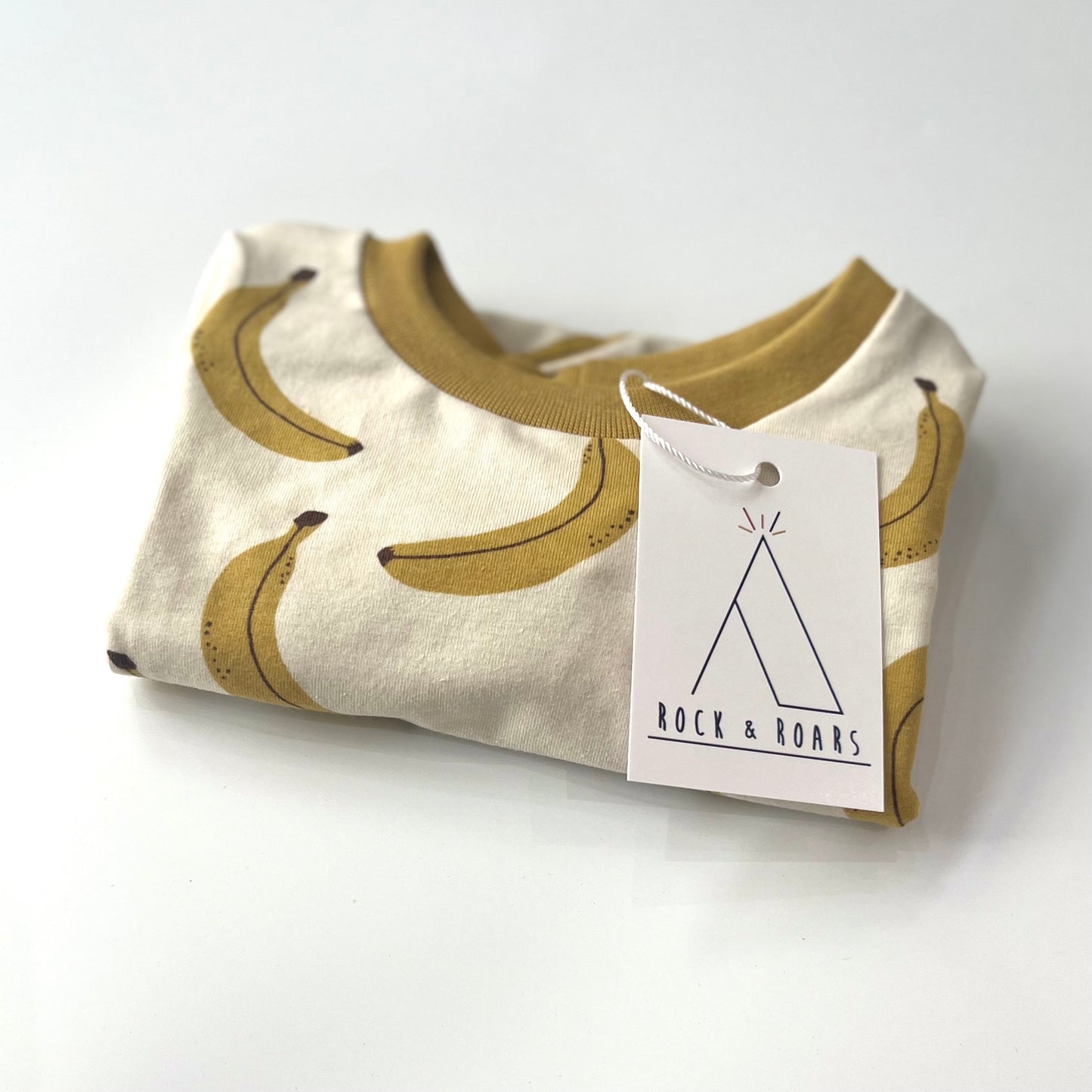 Pre-Made, Go Bananas Long-Sleeved Top, 6 - 9 Months (Immediate Dispatch)