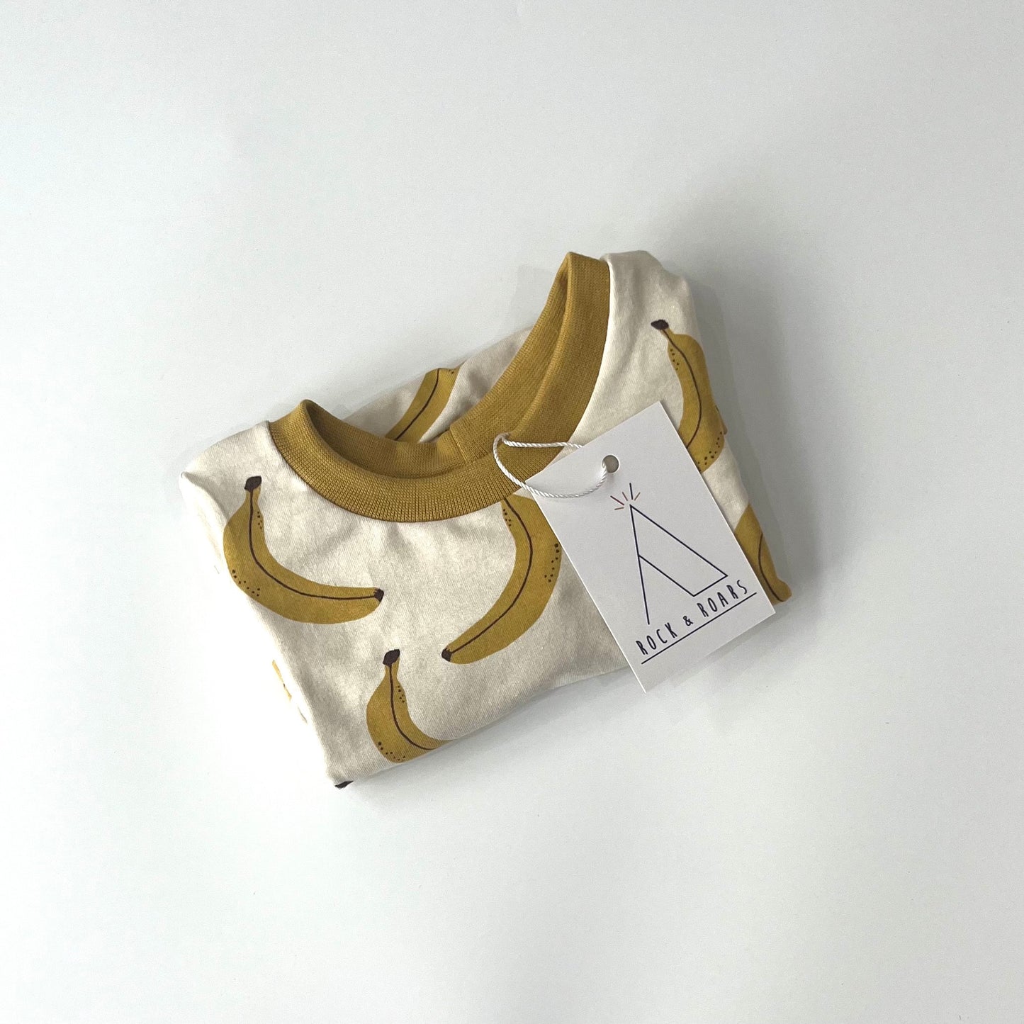Pre-Made, Go Bananas Long-Sleeved Top, 6 - 9 Months (Immediate Dispatch)
