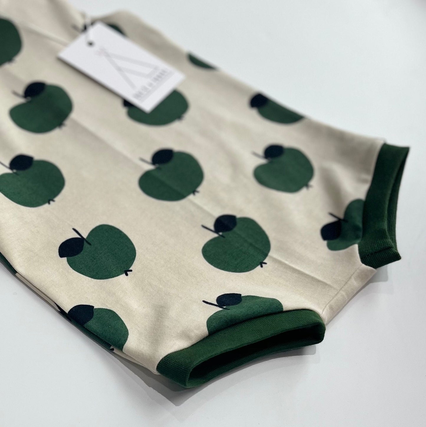 Green Apples Short Harem Romper