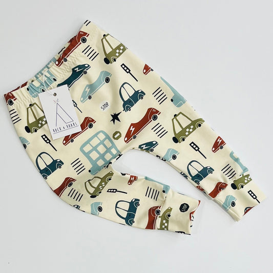 Pre-Made, Beep Beep Car Classic Leggings, 12-18M And 3-4 Years (Immediate Dispatch)