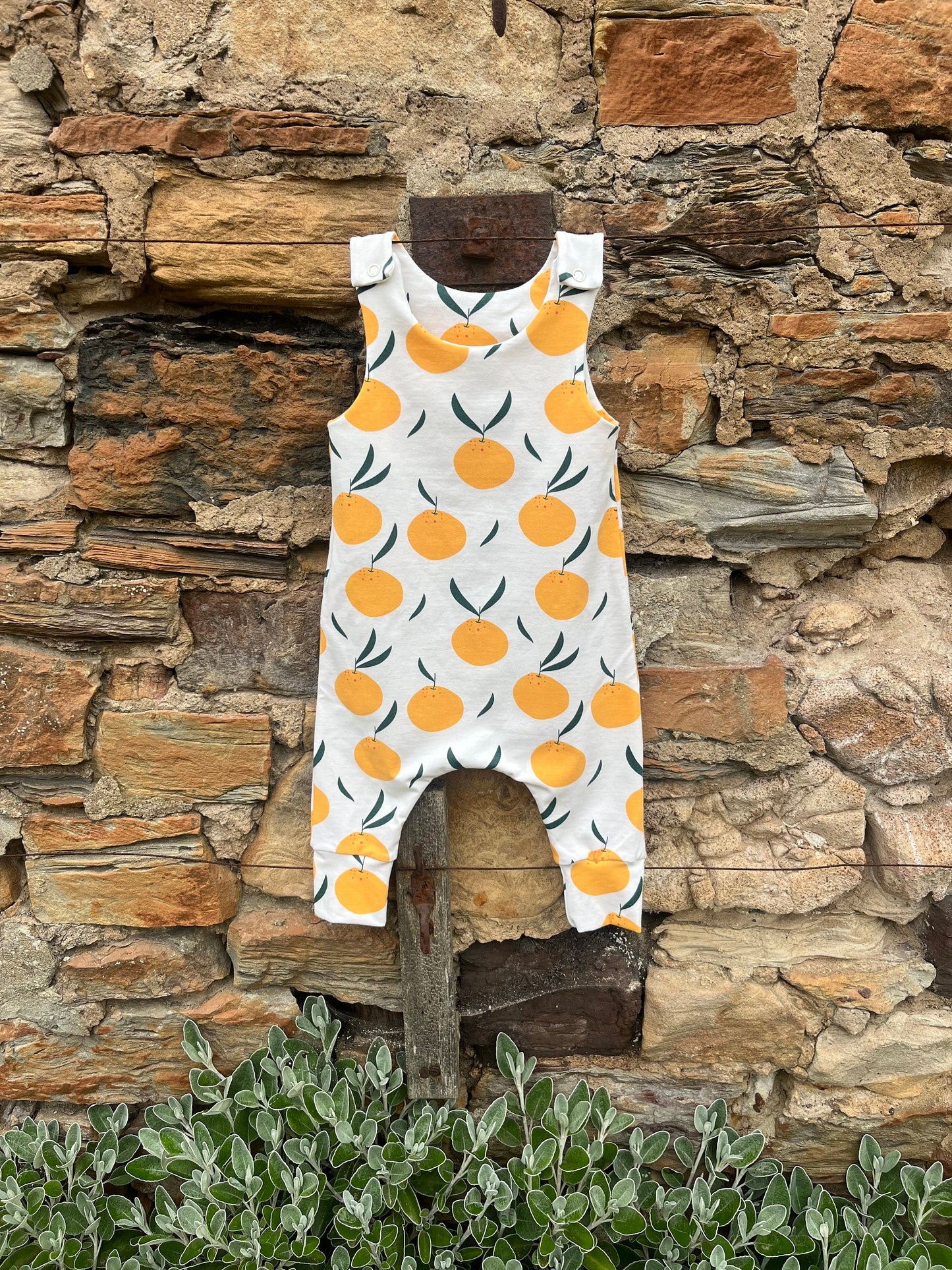 Oranges Full-Length Harem Romper