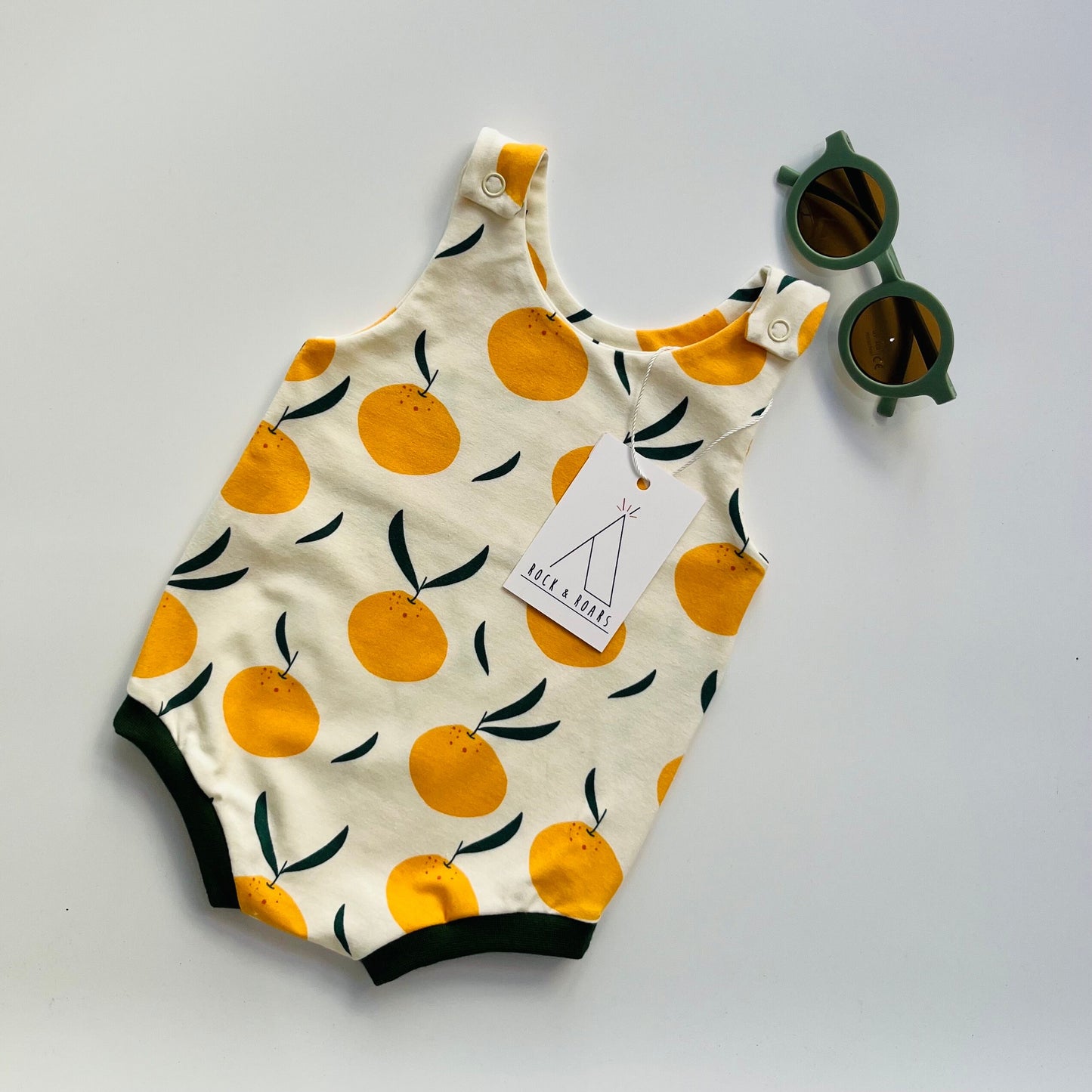 Oranges Short Harem Romper