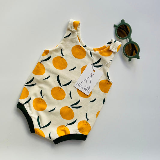 Oranges Short Harem Romper