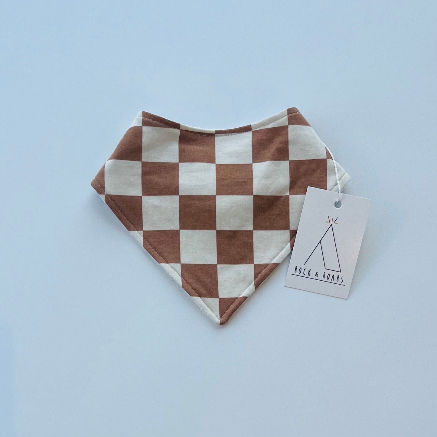 Checkerboard Bandana Dribble Bib