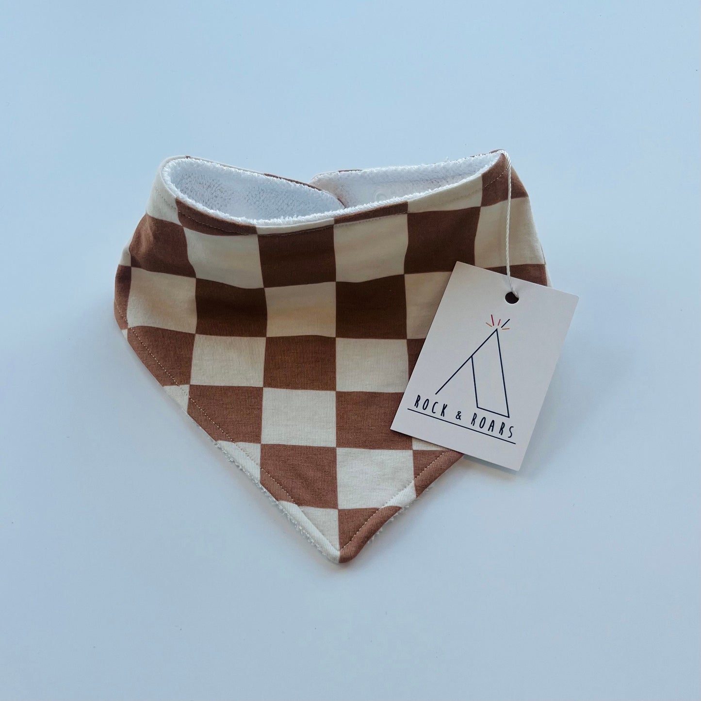 Checkerboard Bandana Dribble Bib
