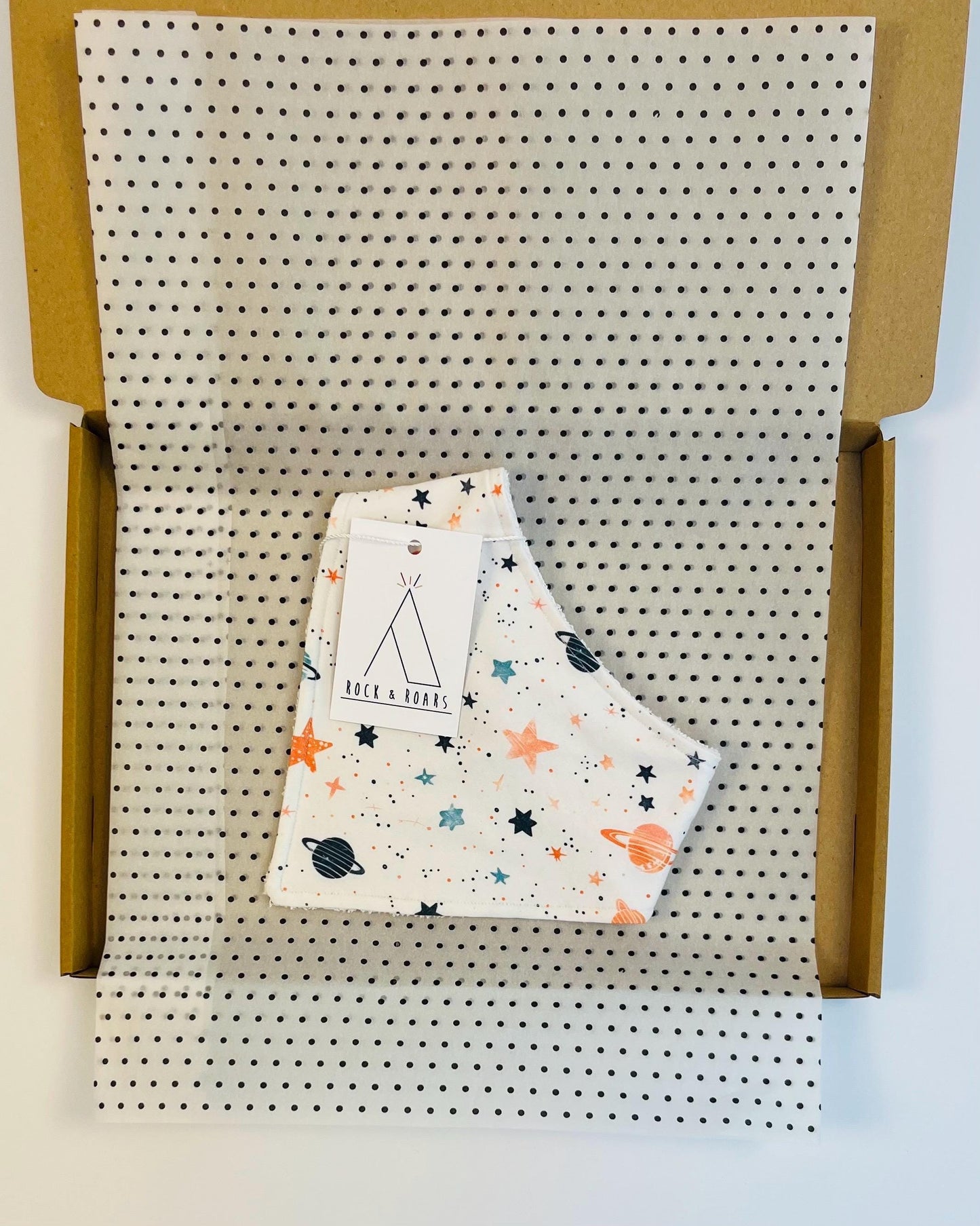 Outer Space Bandana Dribble Bib