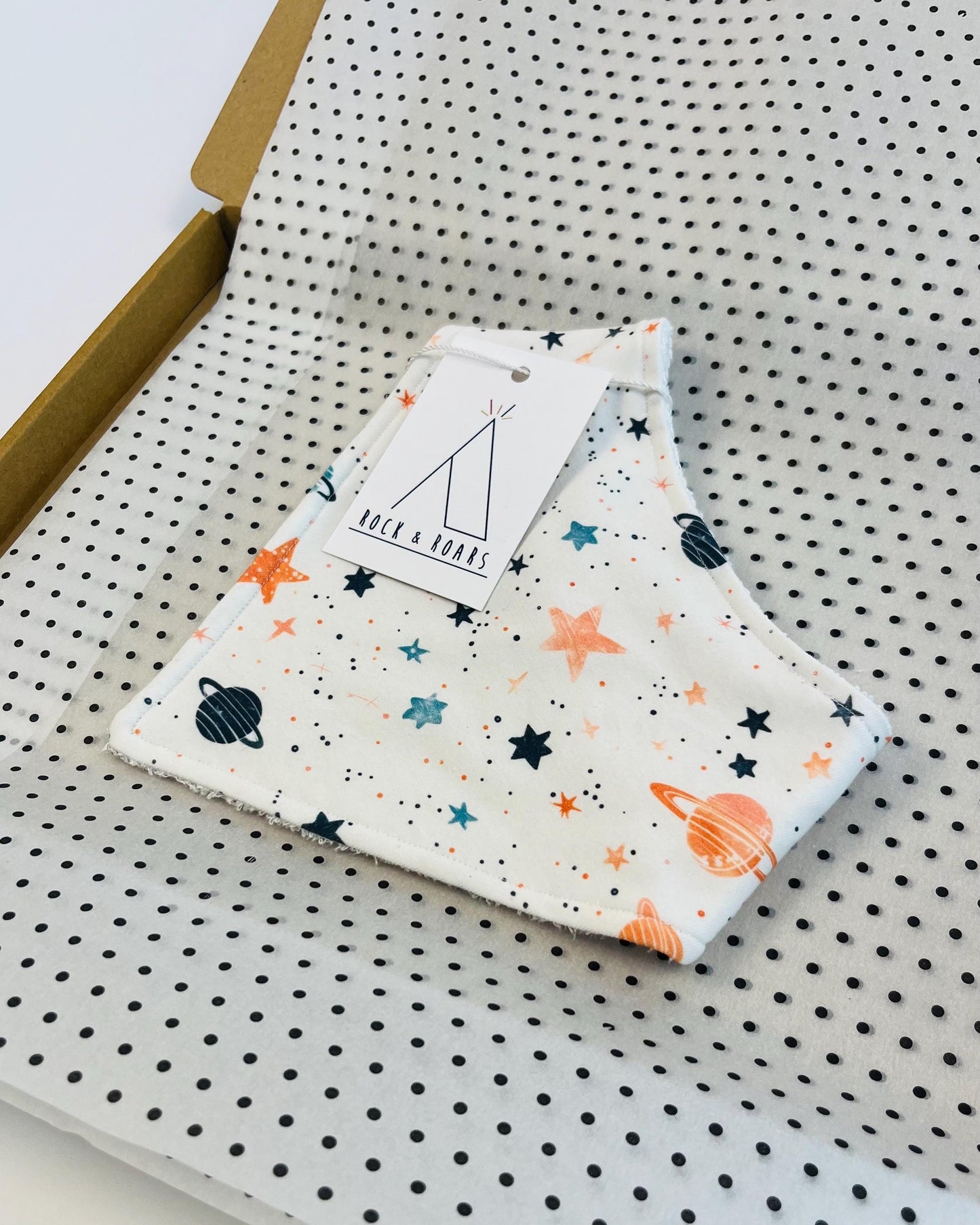 Outer Space Bandana Dribble Bib